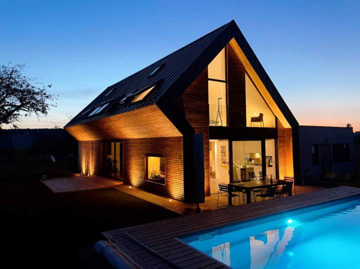 Extension de maison ossature bois Dijon