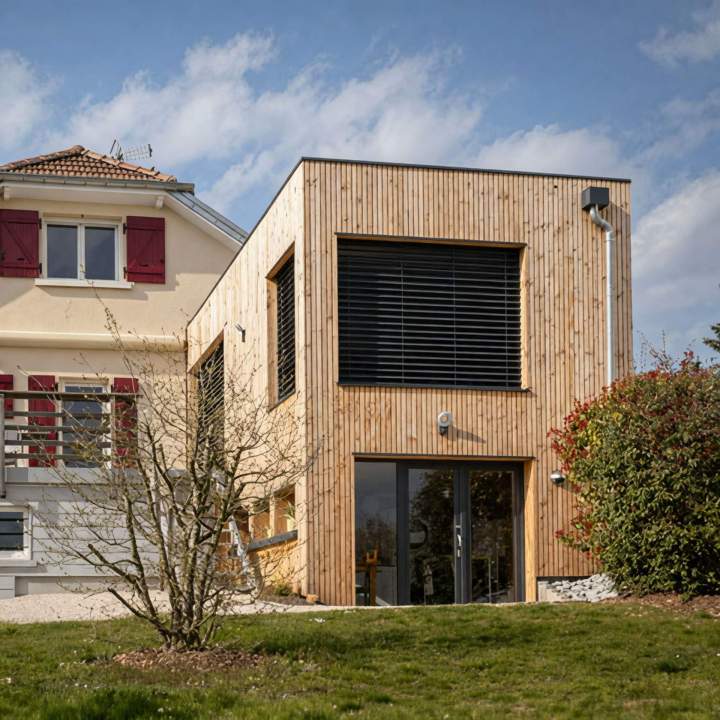 Agrandissement ossature bois Dijon