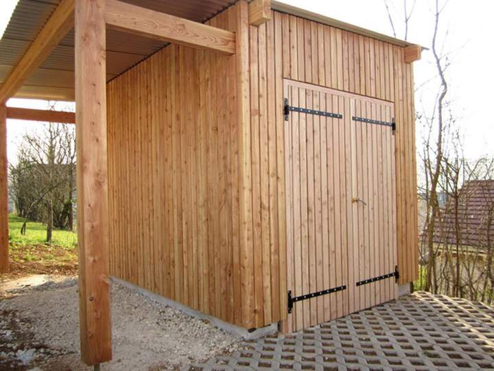 Carport et abri bois Dijon